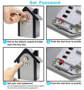 大型盗難防止および盗難防止パスワードキーボックス - Product Image 5