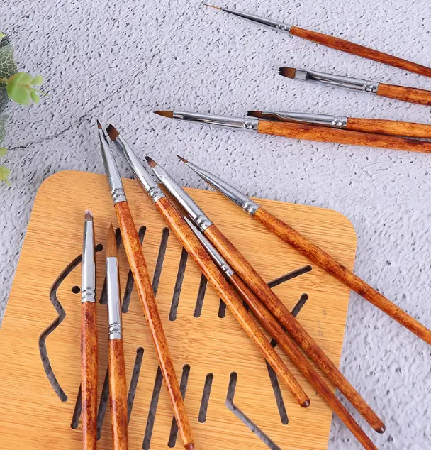Venda quente Pintura Desenho Liner Nail Tools Nail Art Pen Nail Brush