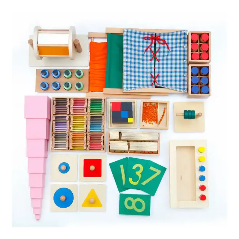 Houten Baby Montessori Materialen Speelgoed Premium Educatief Speelgoed Zintuiglijk Speelgoed Kids Games