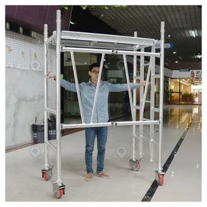 Andamio galvanizado eléctrico Marco de escalera H Material de construcción Modelos de construcción Andamio para albañil - Product Image 5