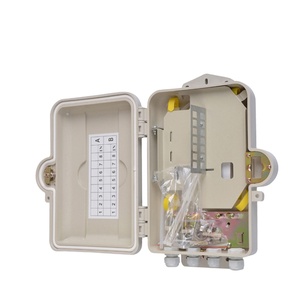 MT-1409 su geçirmez açık SC/FC tipi plastik 12 çekirdek FTTH Fiber optik 12 çekirdek <span class=keywords><strong>SMC</strong></span> bağlantı kutusu Terminal kutusu