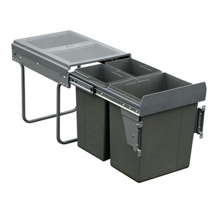Armario de cocina moderno de 10L y 20L, papelera oculta extraíble, contenedor de basura, asequible - Product Image 1