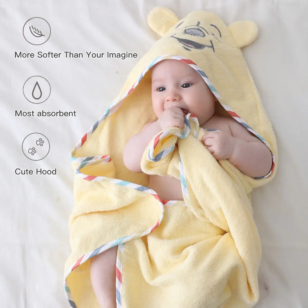 OEM Algodão bebê banho Hooded towel hoodie towel para Baby Blanket com Hood Bamboo toalha bebê