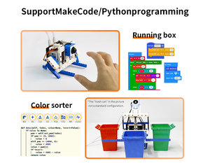 Yahboom World of Module Programmier bares Sensor-Kit mit 20 Baustein modellen, kompatibel mit LE GO für Micro: Bit V2/V1.5-Platine - Product Image 4