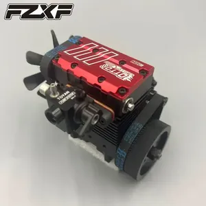 FS L200AC เครื่องยนต์ไนโตร2สูบ7CC 4จังหวะชุดโมเดลเครื่องยนต์ระบายความร้อนด้วยอากาศรุ่นมอเตอร์ OTTO - Product Image 3