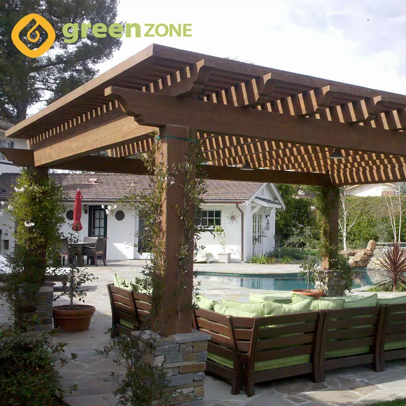 Pavillon für Garten Wasserdichte Holz pergola