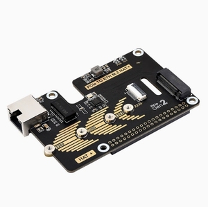 PCIe de calidad superior a ETH M.2 HAT + Raspberry PI 5 PCIe a Gigabit Ethernet M.2 placa de expansión placa adaptadora SSD sin unidad - Product Image 1