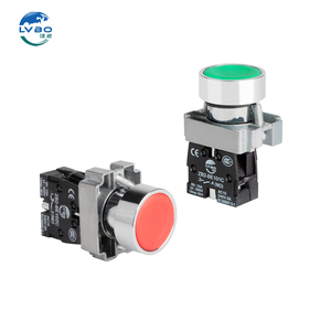 LVBO XB2 düğme anahtarı metal kırmızı basın tipi acil durdurma kendinden kilitleme sıfırlama jog güç başlangıç durdurma - Product Image 5
