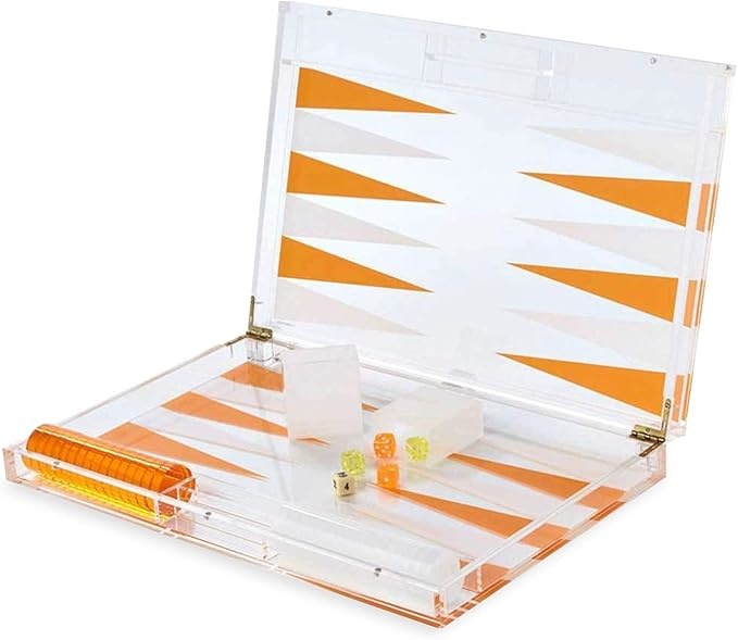 Orange et blanc
