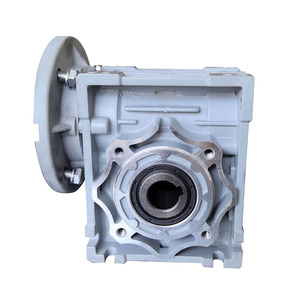 Agujero de entrada de brida Agujero de salida de 19mm 25mm Engranaje helicoidal NMRV050 Reductor de velocidad de caja de cambios helicoidal para robótica de la industria del automóvil - Product Image 1