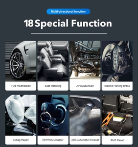Test di azione + programmatore chiave di codifica ECU lettore di codice OBD2 di scansione automobilistica PK MK808BT MK808 XTOOL PS80 LITE OBD2 strumento diagnostico per auto - Product Image 4