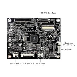 迷你Tff显示器液晶数字显示器7英寸At070Tn83 800X480液晶室外屏幕，带Vga影音40针液晶控制器板