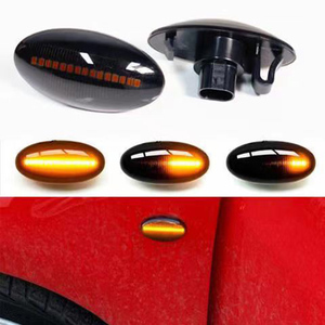 <strong>LED</strong> Dynamic Turn Signal Side Marker Light Sequential Blinker Lamp for Peugeot 307 206 407 107 607 for Citroen C1 <strong>C2</strong> C3 C5 - Product Image 2