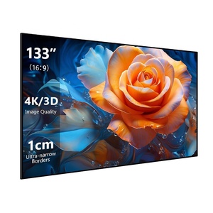 Pantalla de proyección montada en la pared de 133 pulgadas Pantalla de marco fijo láser - Product Image 1