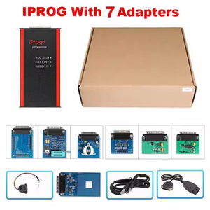Iprog Pro + 7 Adapters + 5 probes V87 V89 Carton IMMO OFF KM Radio Airbag Reset Iprog+ Key Programmer IPROG ECU <strong>Programming</strong> Tool