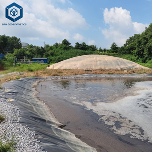 Geo Material UV PP Plastic Geomembrane 0.5 <strong>mm</strong> <strong>HDPE</strong> for Fresh Shrimp Farming Pond in Ecuador - Product Image 3
