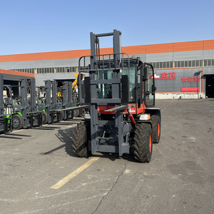 Hochleistungs-Hoch leistungs material handhabung mit Rädern Laden Entladen Automatisches Heben Stapeln von Kraftstoff 4WD Offroad-Gabelstapler - Product Image 6