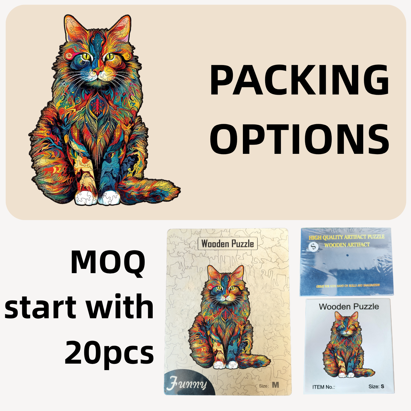 Animal Wooden Jigsaw Puzzles