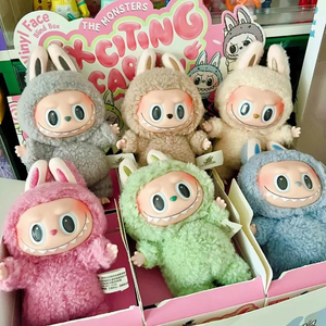 Wholesale 100% POP MART % Original <strong>The</strong> MONSTERS Fall In Wild Labubu Macaron Kids Gift <strong>Toys</strong> Action Figure Series Blind <strong>Box</strong> - Product Image 2