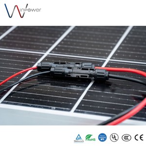Conectores paralelos de panel solar 3 en 1 tipo T personalizados, carcasa redonda de ABS, aplicación macho/hembra para sistema de energía solar - Product Image 2