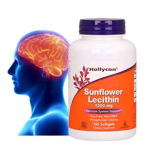 Factory Phosphatidyl <strong>Choline</strong> Supports Nervous System Health and Cellular Function Sunflower Lecithin Softgels