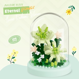 乐高微粒不朽玫瑰积木套装塑料模型玩具兼容秘境花 - Product Image 4