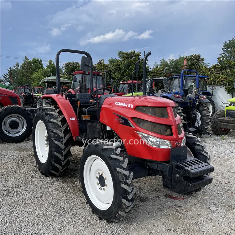 Yanmar-Maquinaria agrícola 70HP, tractores japoneses de 4 ruedas, para agricultura, 4WD