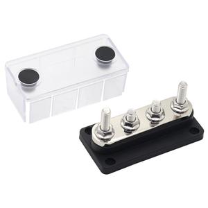 Kapak ile 300A yüksek akım bara 4-Way M8 M10 çıtçıt güç dağıtım bloğu Max 48v bara kutusu DIY - Product Image 5