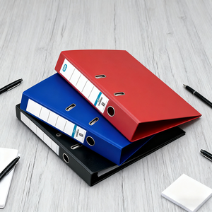 Cao cấp đá cẩm thạch thiết kế đòn bẩy vòm văn phòng Lưu trữ tập tin chủ A4 tông Vòng chất kết dính với PP tập tin Clip - Product Image 3