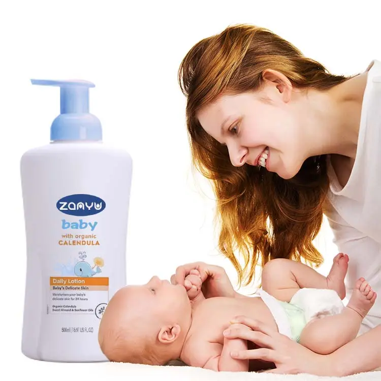 Hydratation quotidienne douce et magique soin de la peau du corps et crème de lotion originale pour bébé éclaircissante avec bio