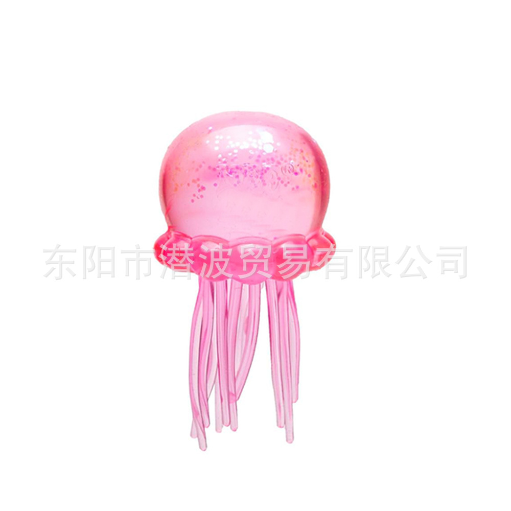 Octopus squeeze toy-pink-opp bag