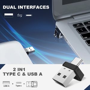 2 in 1 ricaricabile Laser rosso Wireless 2.4GHZ presentatore remoto con Hyperlink e Volume Slide Clicker per PPT PowerPoint Click - Product Image 5