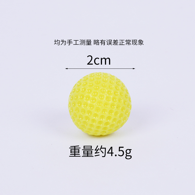 Balle de golf - jaune fluo (sans boucle)