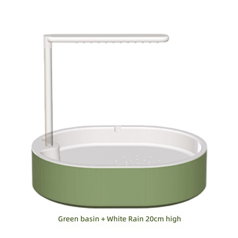 Irrigatore Bianco a Doppia Fila con Circolazione (Altezza 20 cm)