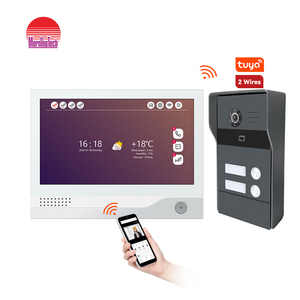 Video Intercom 6 Monitor Neueste Intercom Tür Wirtschaft liche Video Tür Telefon 2 Wired Video Intercom - Product Image 1