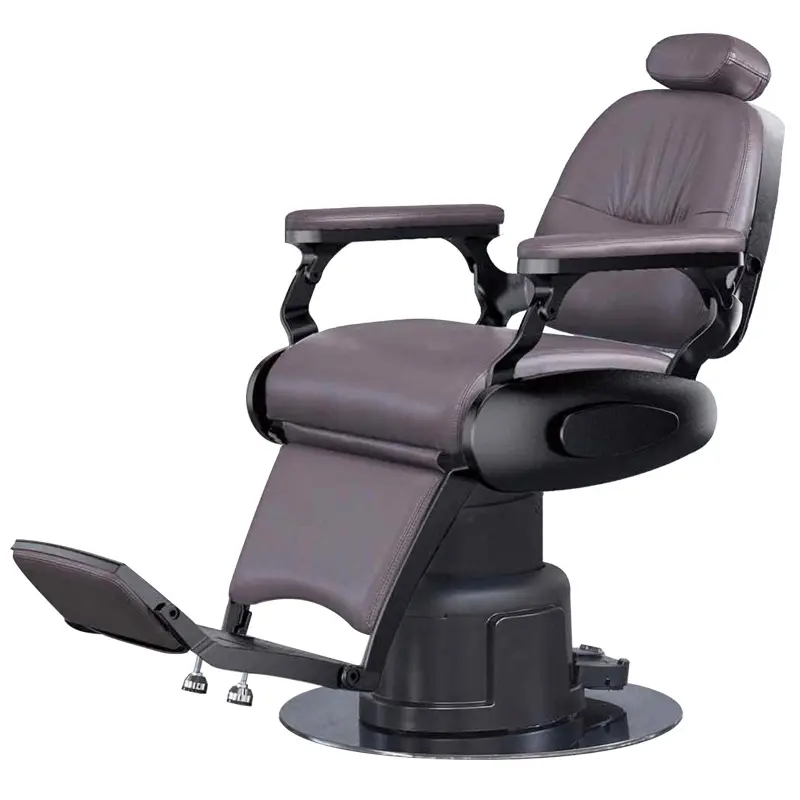 Cadeira elétrica de cabeleireiro com um botão, cadeira giratória para salão de beleza, barbeiro, cadeira especial de barbeiro