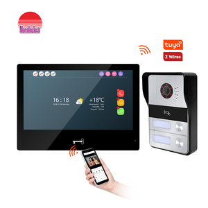 New Home Security Video Door Phone <strong>Intercom</strong> <strong>System</strong> <strong>2</strong>-Wire Video <strong>Intercom</strong> Kit with Smart Door Lock Metal Material <strong>Wifi</strong> Secure - Product Image 1