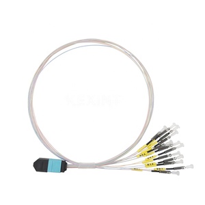 KEXINTマルチモードOM3 OM4 12コアMPOMTPからLCAPCUPCファンブランチトランク光ファイバーパッチコード - Product Image 1