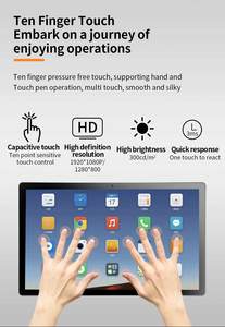 18.5 Inch Industrial Control Android Advertising Machine Non air Gap Touch Screen <strong>Monitor</strong> Embed All in One <strong>Computer</strong> - Product Image 6