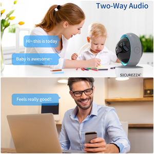 Citofono bidirezionale telecamera IP PTZ Wifi Panorama a 360 gradi con tracciamento automatico - Product Image 6