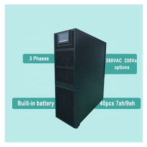3-фазный стандарт Online UPS 10KVA 20KVA 40KVA защита от перегрузки UPS система резервного копирования батареи - Product Image 1