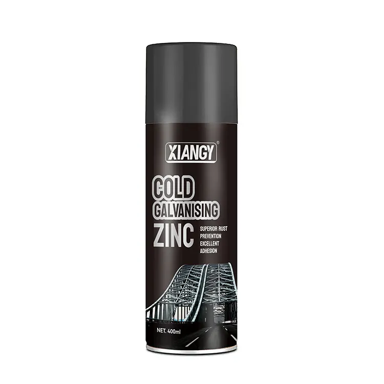 Tinta spray aerossol anti-ferrugem e anticorrosão de alta qualidade, revestimento galvanizado, pintura galvanizante a frio