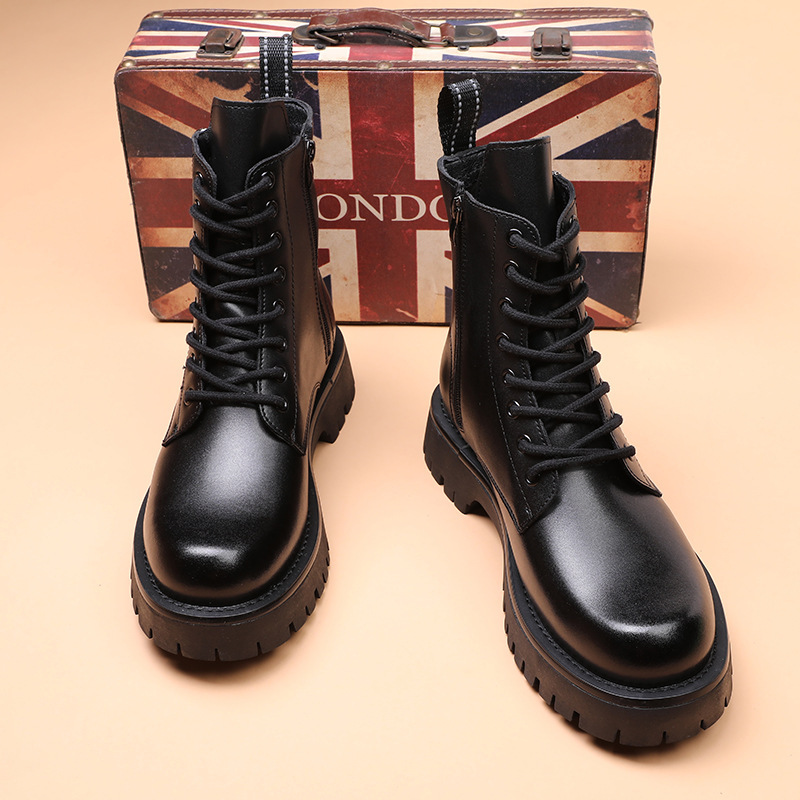 Black single zipper