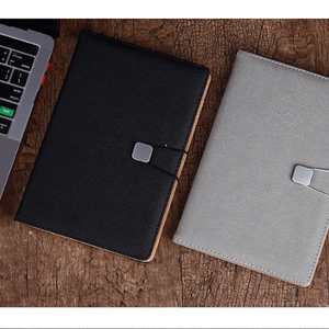 Quick reture time reture personalizzabile notebook digitale in pelle sintetica 200 pagine di grande formato con chiusura magnetica elastica - Product Image 4