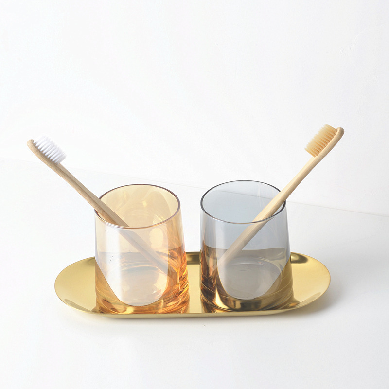 Amber Ash Two-Piece Metal Tray - Dongxu