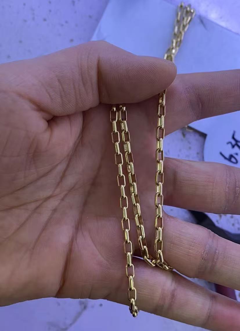 Chaîne maille américaine solide de 22 pouces, 4,23 mm (20 g)