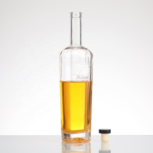 High Quality Custom <strong>Empty</strong> Frosted Tequila 700ml Spirits <strong>Bulk</strong> <strong>Wine</strong> Alcohol <strong>Bottle</strong> for Liquor Vodka Whiskey <strong>Bottle</strong> Glass 750ml - Product Image 1