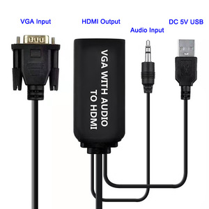 Cable adaptador VGA a HDMI con audio para conectar el ordenador portátil antiguo con una salida VGA a la nueva pantalla del monitor - Product Image 4