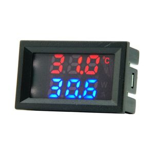 Voltímetro digital de pantalla dual de CC, temperatura dual + pantalla alternativa de voltaje único, patrón de fuente de alimentación directa de 4 ~ 30V - Product Image 1