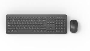 OEM de fábrica ergonómico 108 teclas teclado inalámbrico de oficina y ratón combinado nuevo estilo de membrana para aplicaciones de escritorio - Product Image 2